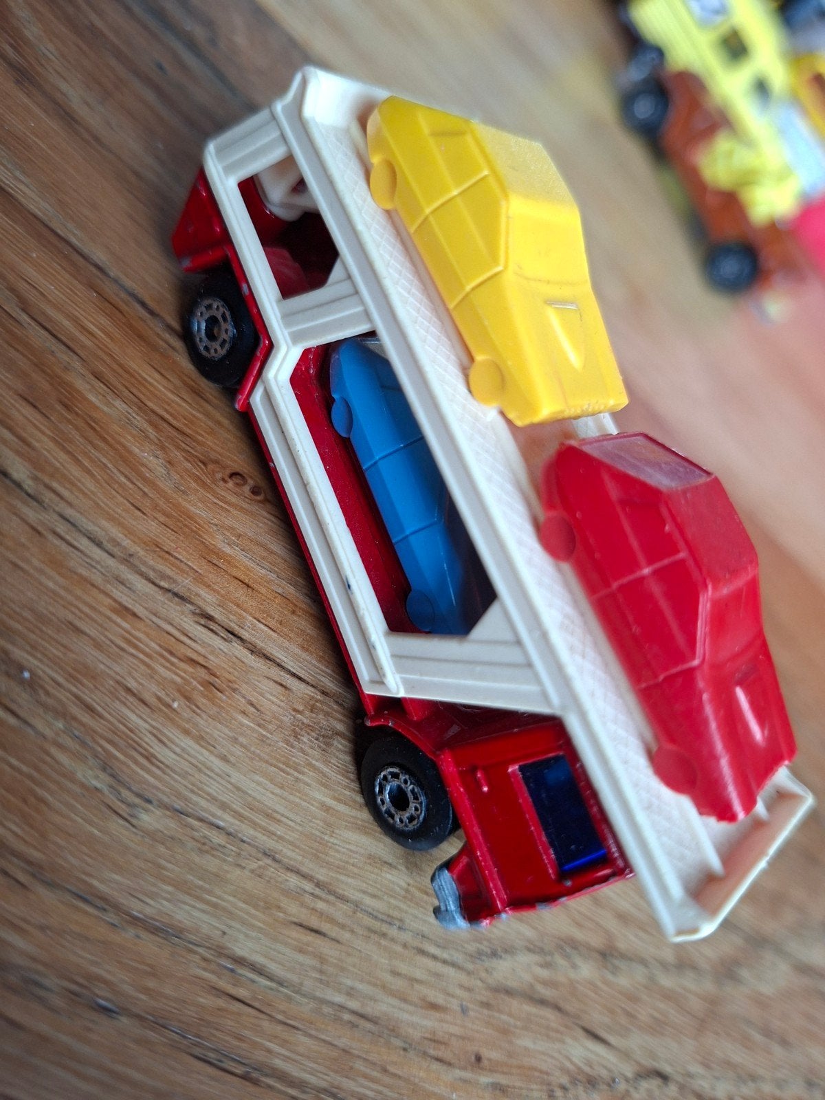Matchbox car transporter 1978, Ophalen