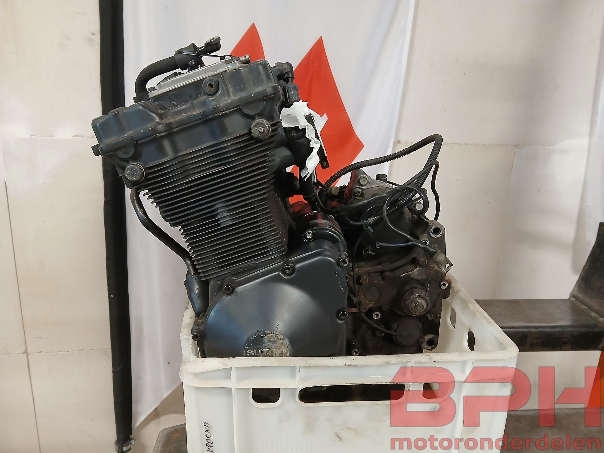 Motorblok Suzuki GSX-R 750 1990 t/m 1991 engine blok GSXR, Gebruikt, -, -, Ophalen of Verzenden