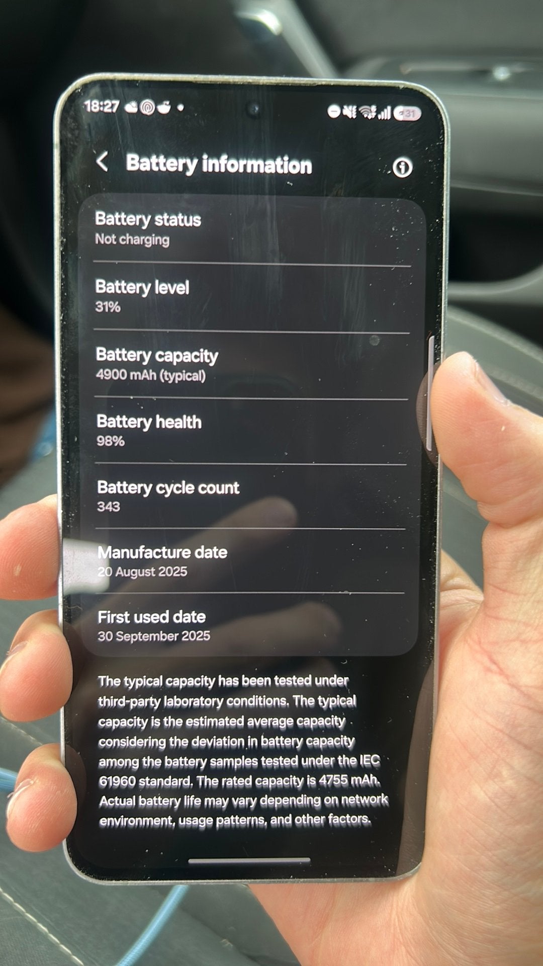 Samsung galaxy s25 FE (zonder doos), Telecommunicatie, Ophalen of Verzenden, Zo goed als nieuw