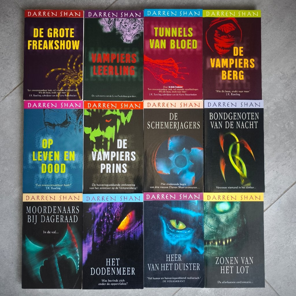 De wereld van Darren Shan reeks, Ophalen, Gelezen, Darren Shan