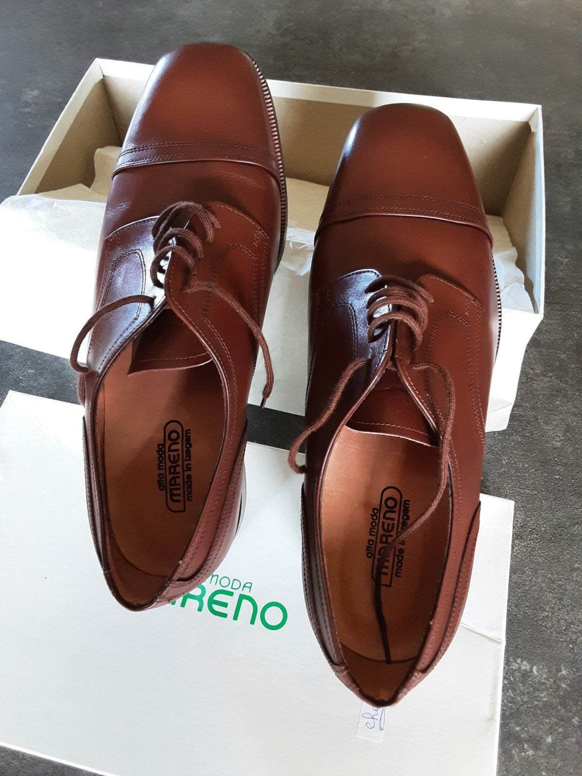 1 paire chaussures homme, Enlèvement, Comme neuf, Brun, Mareno