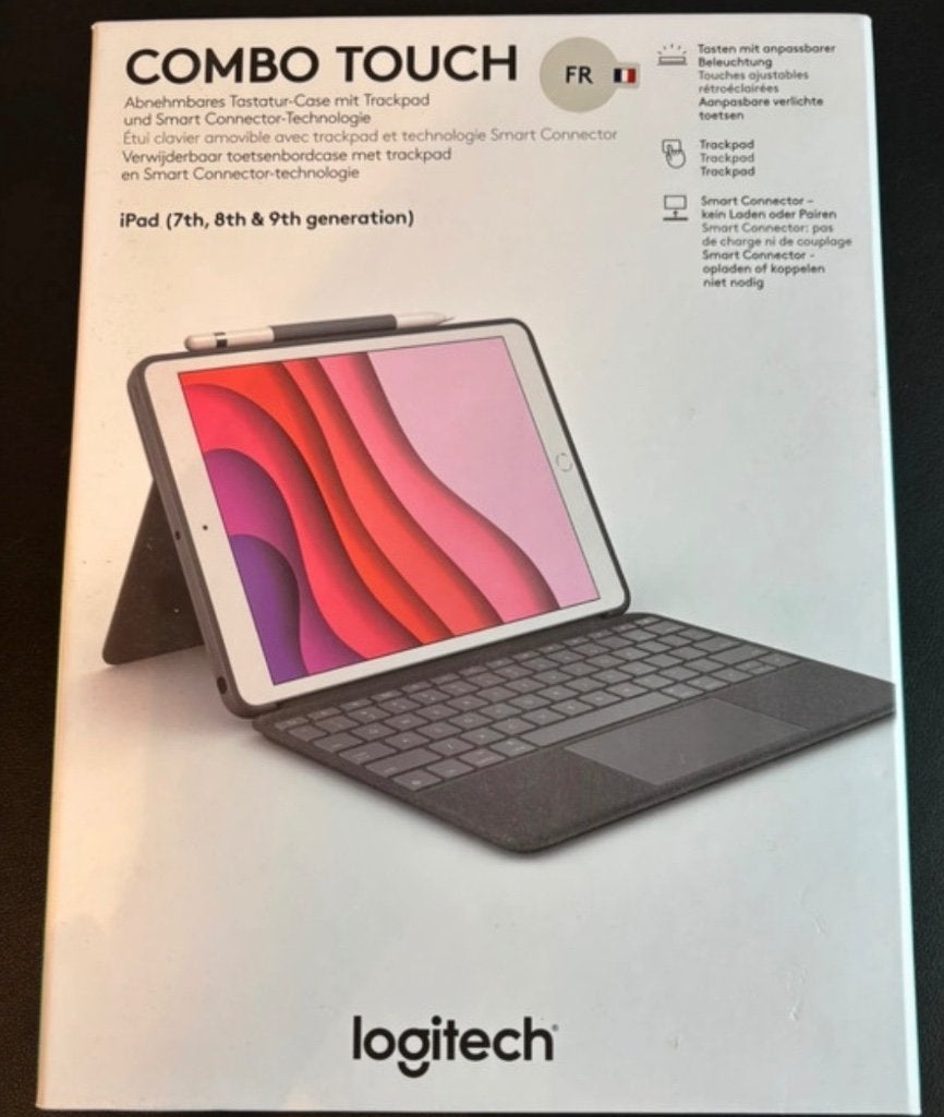 Combo Touch iPad 7th, 8th & 9th generation, Enlèvement ou Envoi, IPad 7th, 8th & 9th generation, Comme neuf, Autres types
