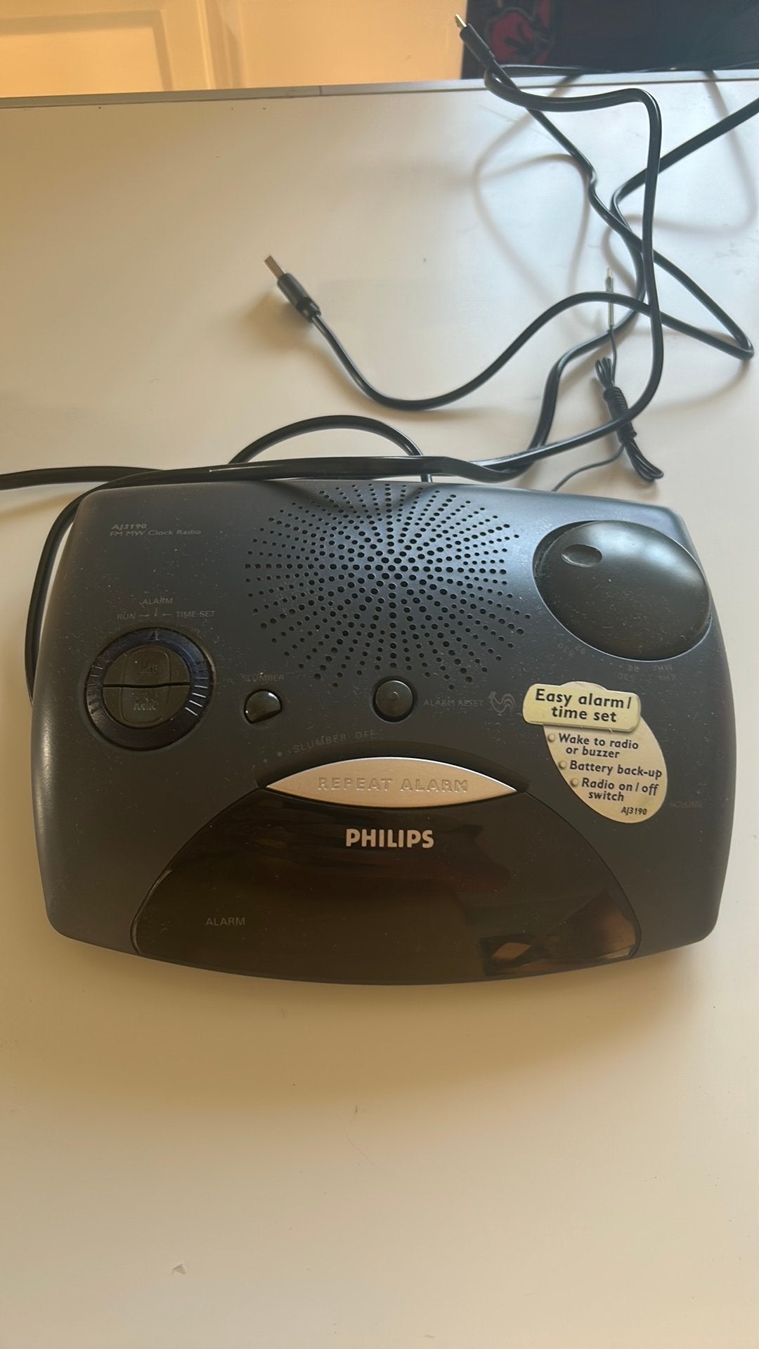 Philips klokradio, Elektronische apparatuur, Wekkers, Ophalen, Zo goed als nieuw