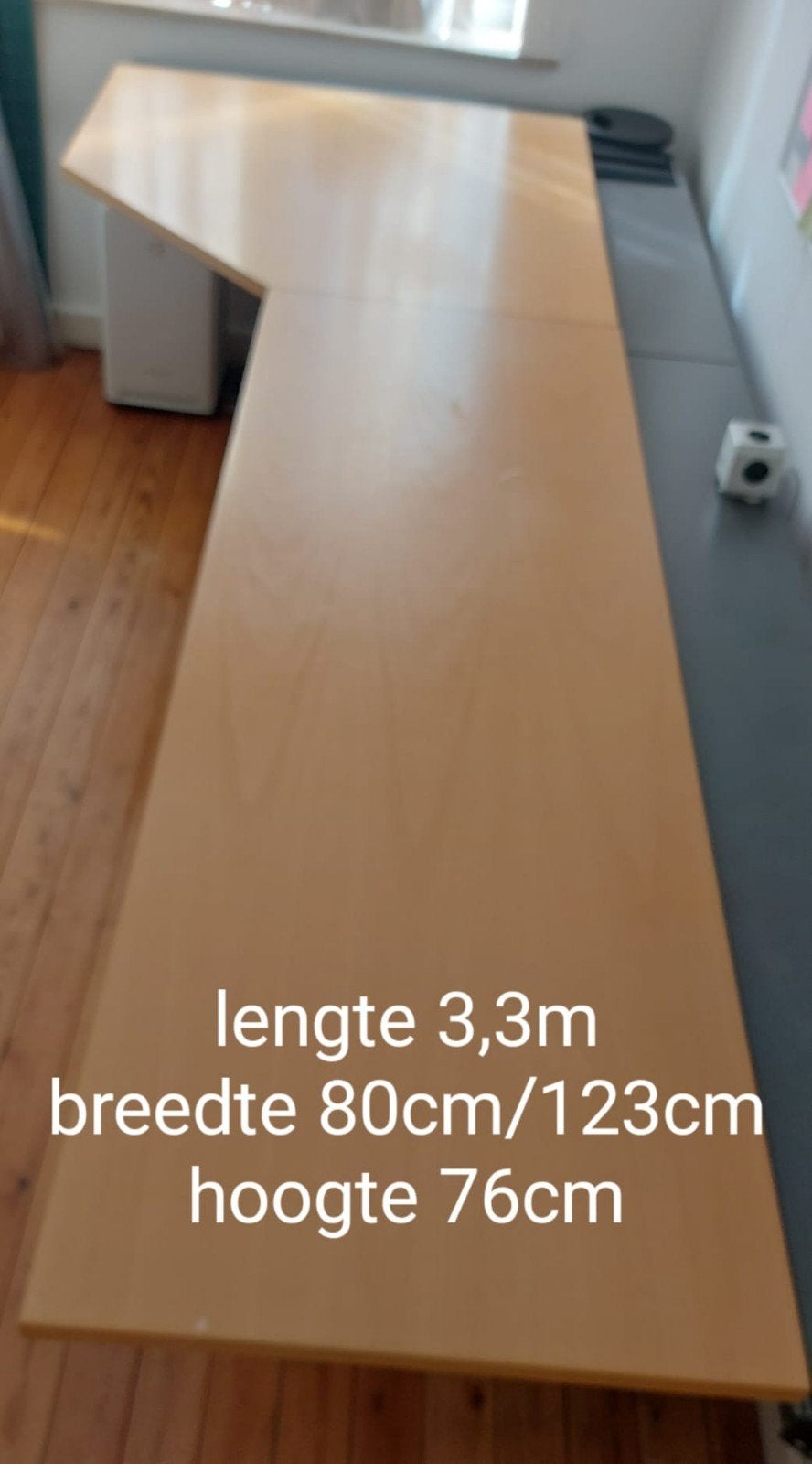 Bureau, Maison & Meubles, Bureaux, 330 cm, Démontable, Bois, Moderne