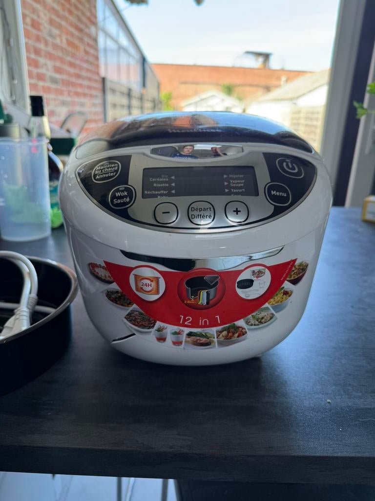 Moulinex multicooker 12‑in‑1 – nieuwe mengkom (03/2025), Ophalen of Verzenden, Timer, Gebruikt