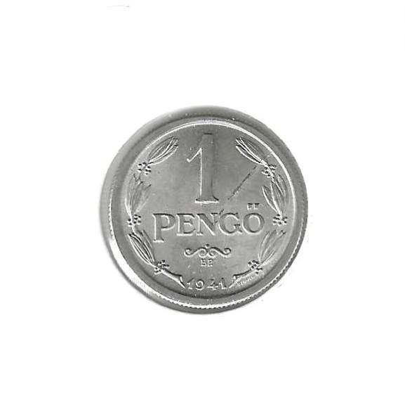 Hongarije, 1 Pengo 1941., Postzegels en Munten, Ophalen of Verzenden, Hongarije, Losse munt