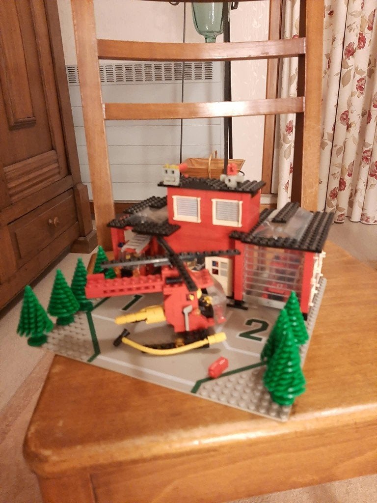 lego brandweerkazerne, Kinderen en Baby's, Ophalen, Compleet, Lego, Complete set