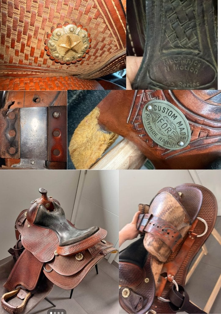 Selle Western Mark Shaffer, Animaux & Accessoires, Close contact, Polyvalence, S (16 ou 16.5 pouces), Enlèvement