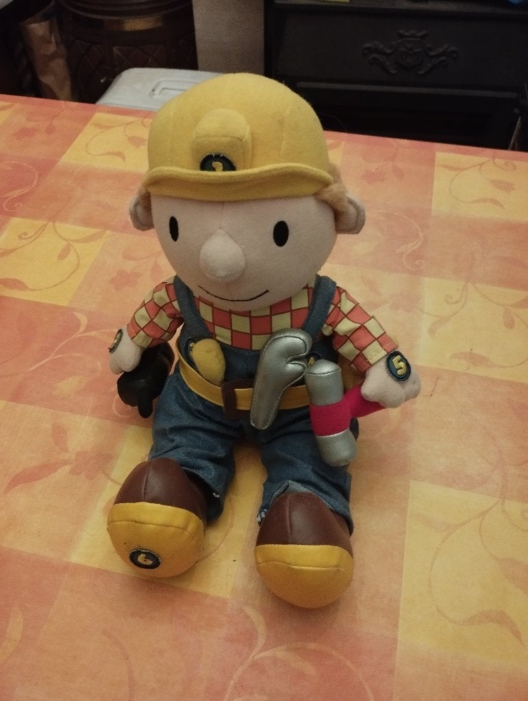 Knuffel bob de bouwer, Kinderen en Baby's, Ophalen, Gebruikt, Overige merken, Overige karakters