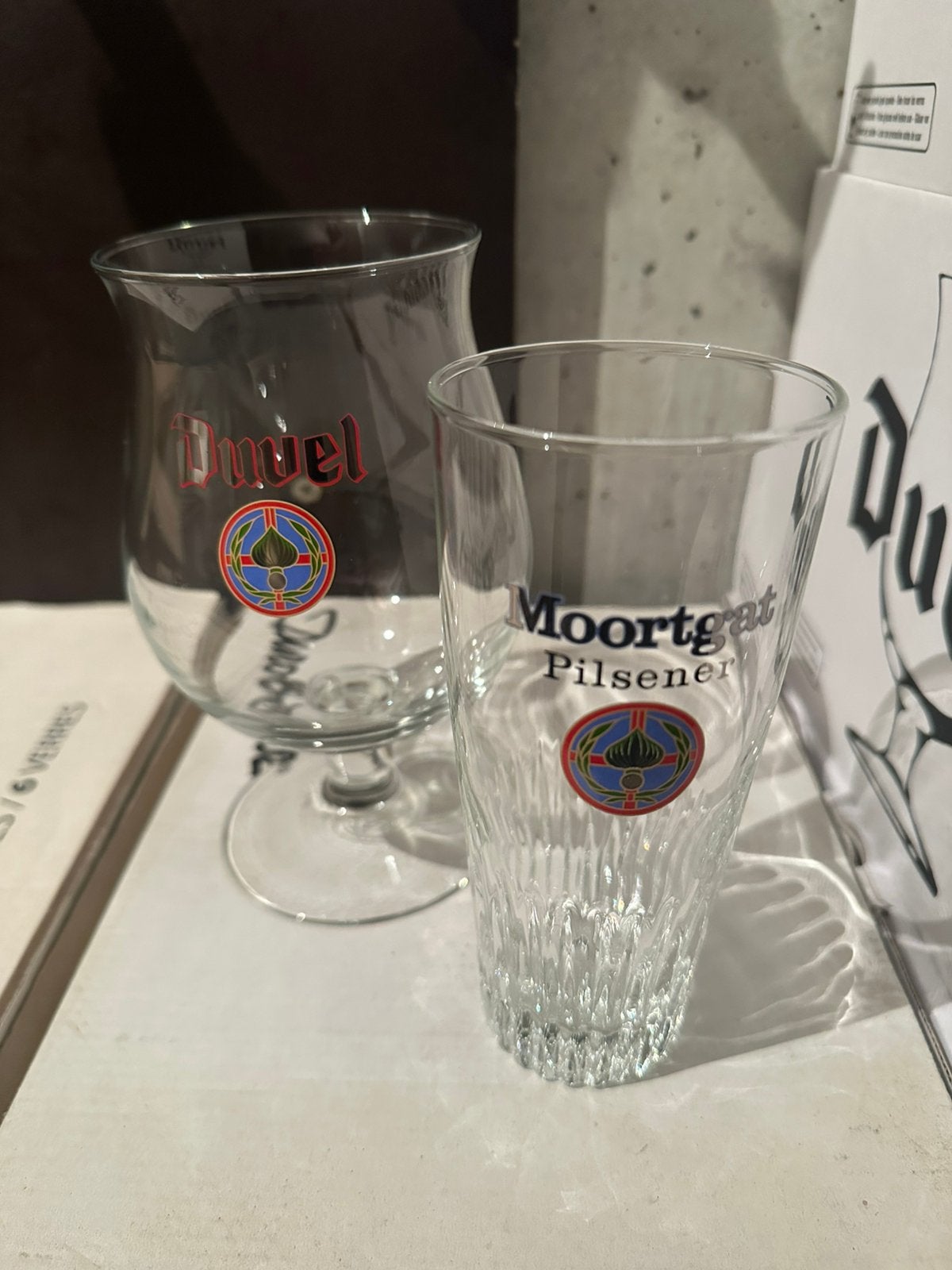 Duvel Rijkswacht + Moortgat Pilsener, Enlèvement ou Envoi, Comme neuf