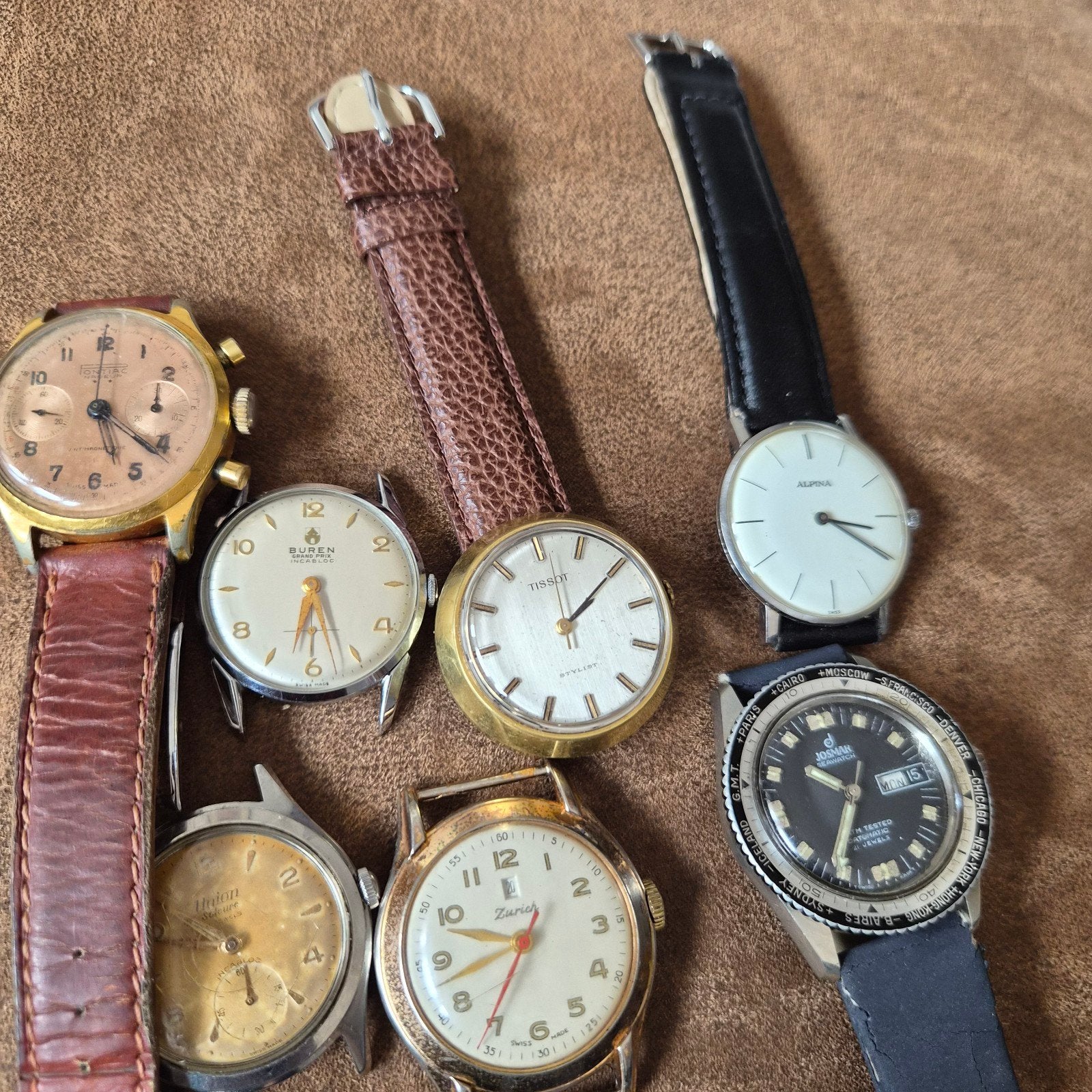vintag horloge tissot alpina pontiac, Bijoux, Sacs & Beauté, Montres | Hommes, Enlèvement