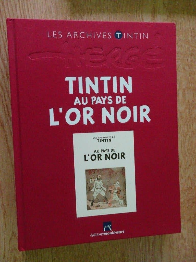 Les Archives Tintin en N&B - Au pays de l'or noir - Hergé, Livres, Enlèvement ou Envoi, Une BD, Comme neuf, Hergé