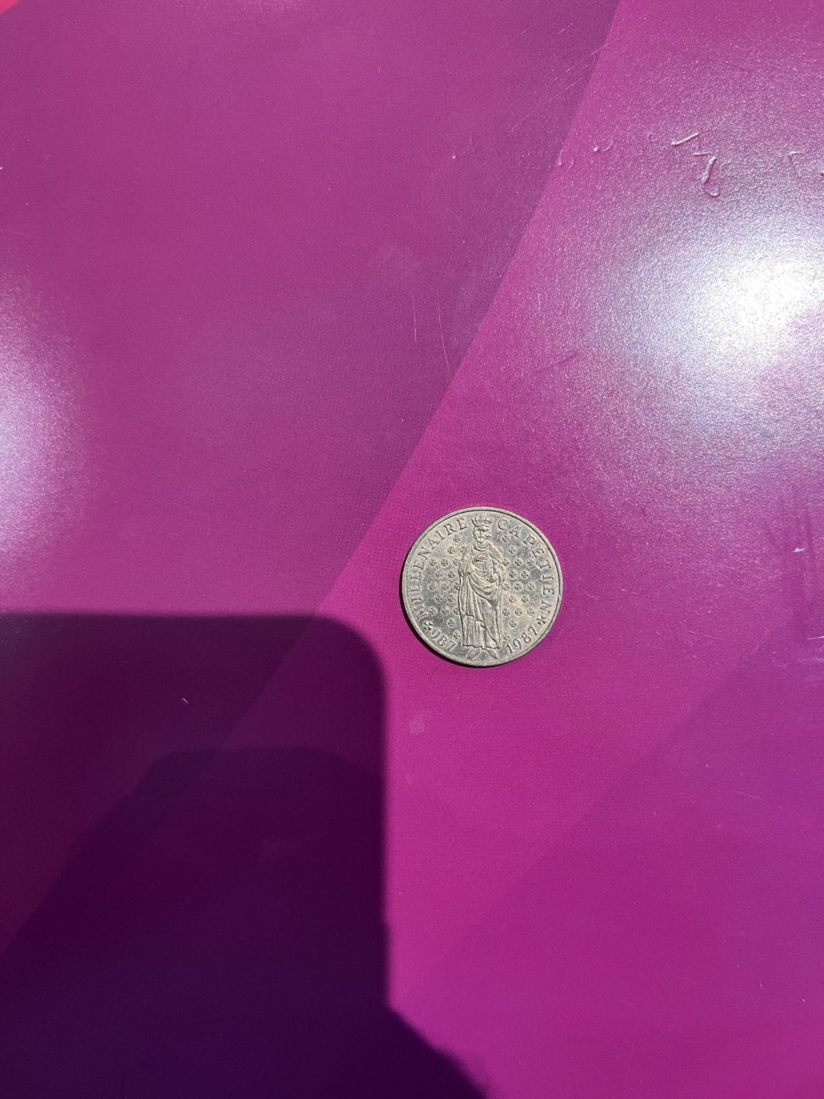 10Fr millennium van de Capetiaanse dynastie 1987 XF-45, Ophalen of Verzenden, Munten en Bankbiljetten