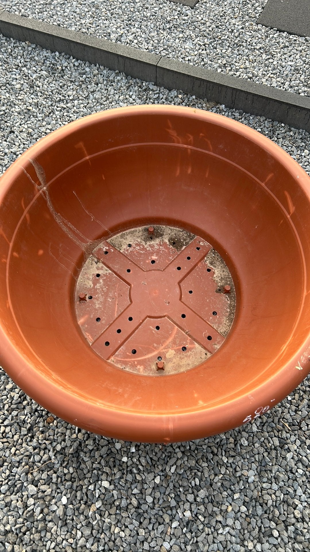 Plastic bloempot groot, Tuin en Terras, Ophalen, Gebruikt, Kunststof