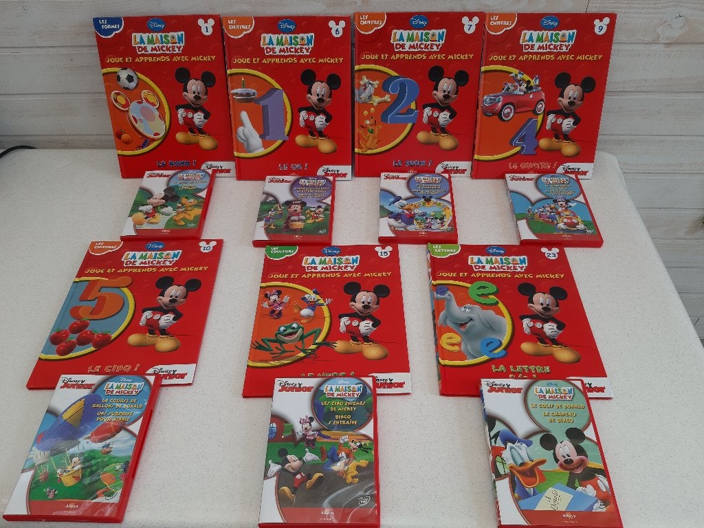 La maison de Mickey DVD et livres NEUFS, Verzenden, Alle leeftijden, Overige typen, Nieuw in verpakking