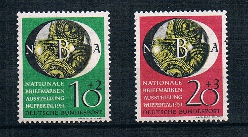 Michel 141/142 postfris, Ophalen of Verzenden, BRD, Postfris