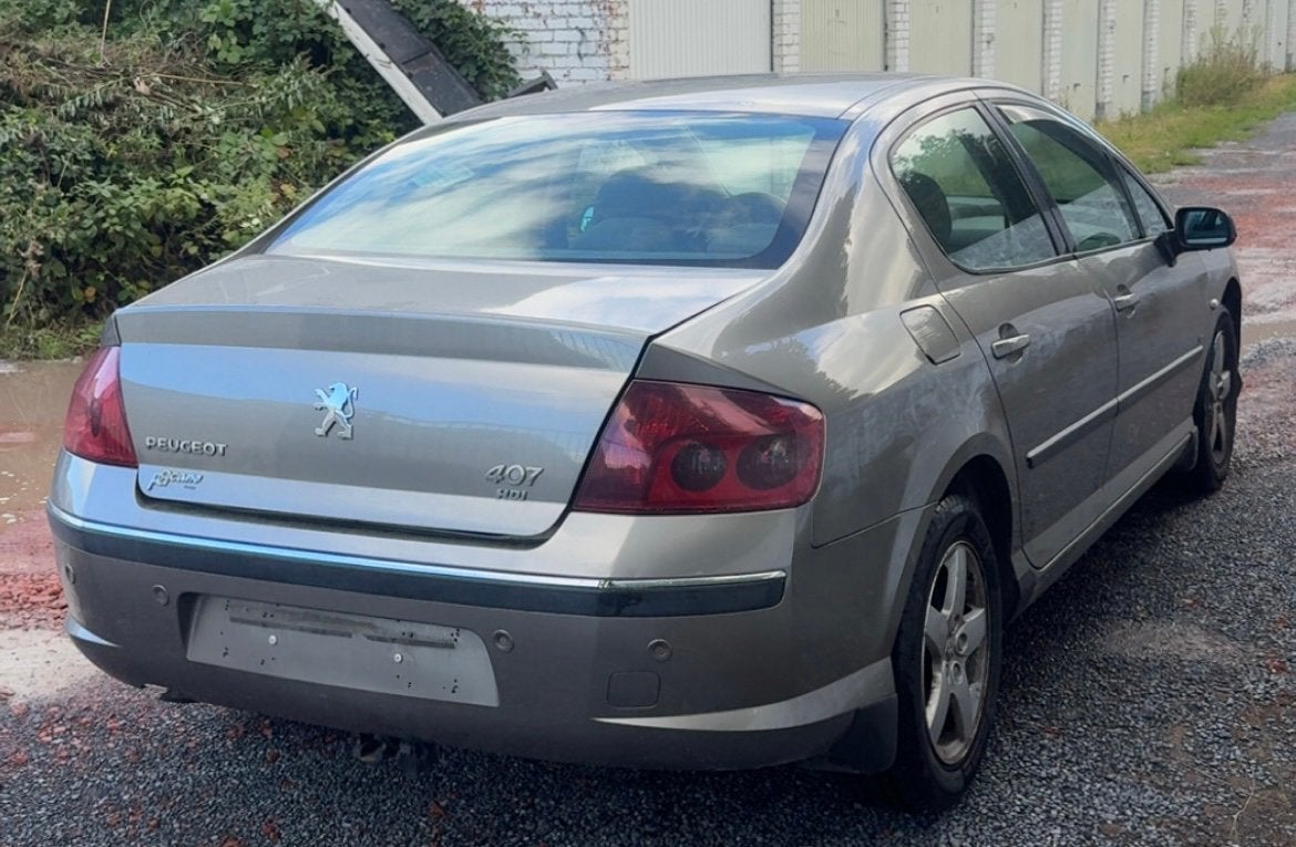Peugeot 407 1.6hdi, Auto's, Voorwielaandrijving, 4 deurs, Zwart, 4 cilinders