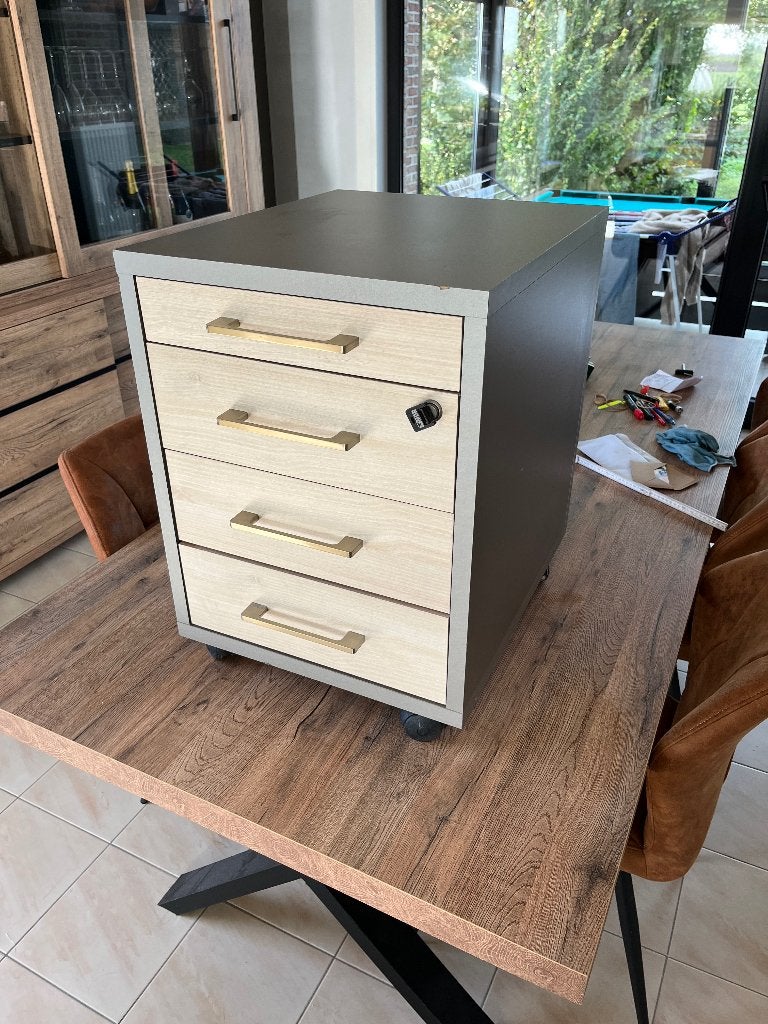 Meuble de bureau, Scandinave, Avec roues, Enlèvement, Utilisé