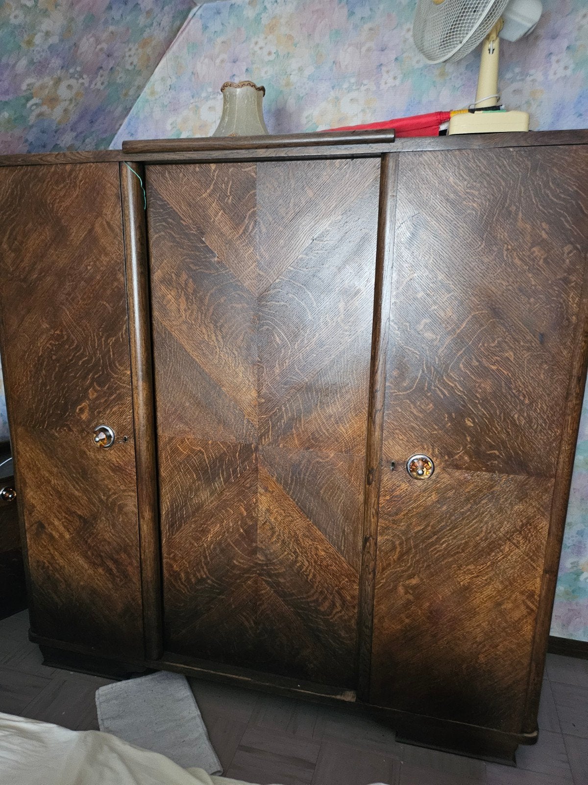 À donner gratuitement – Chambre à coucher vintage en chên, Huis en Inrichting, Slaapkamer | Complete slaapkamers, Ophalen