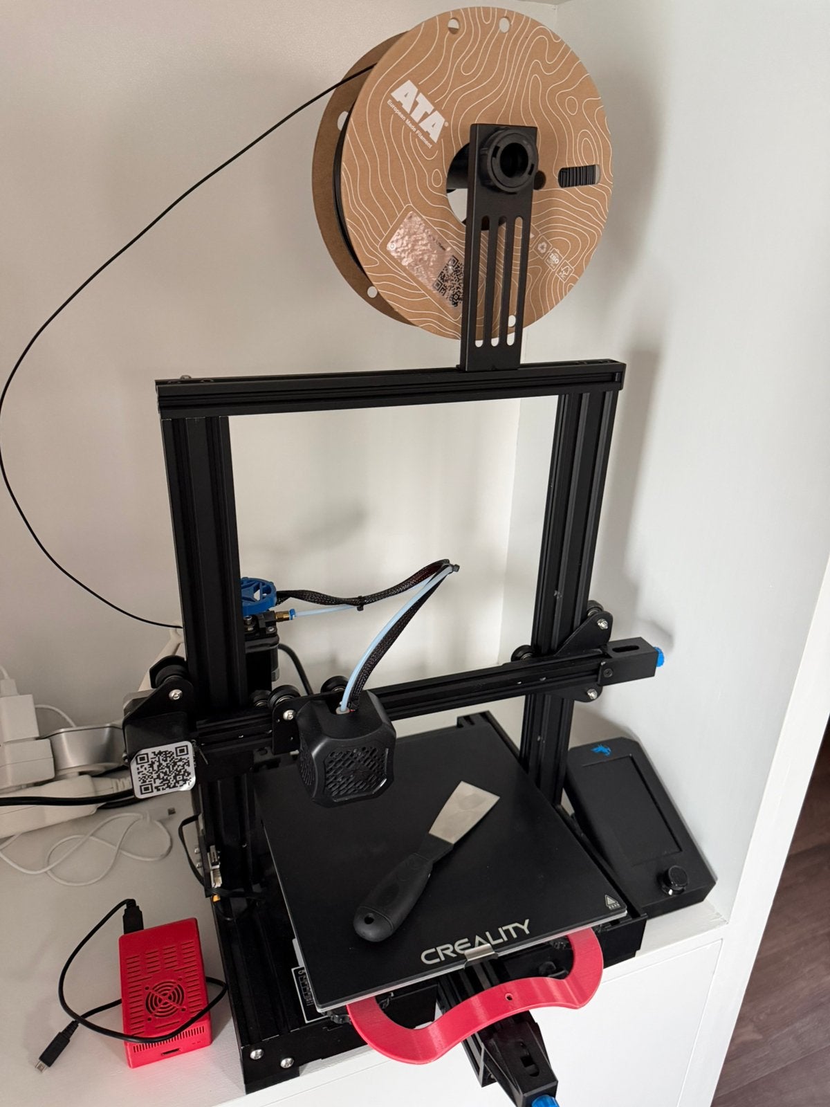 Creality Ender 3 v2 met octoprint, Computers en Software, 3D Printers, Ophalen, Zo goed als nieuw, Filament