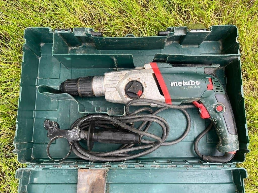 Krachtige Metabo UHE 2450 Multi combihamer + koffer, Ophalen, Boor- en/of Breekhamer, Klopboormechanisme, Gebruikt