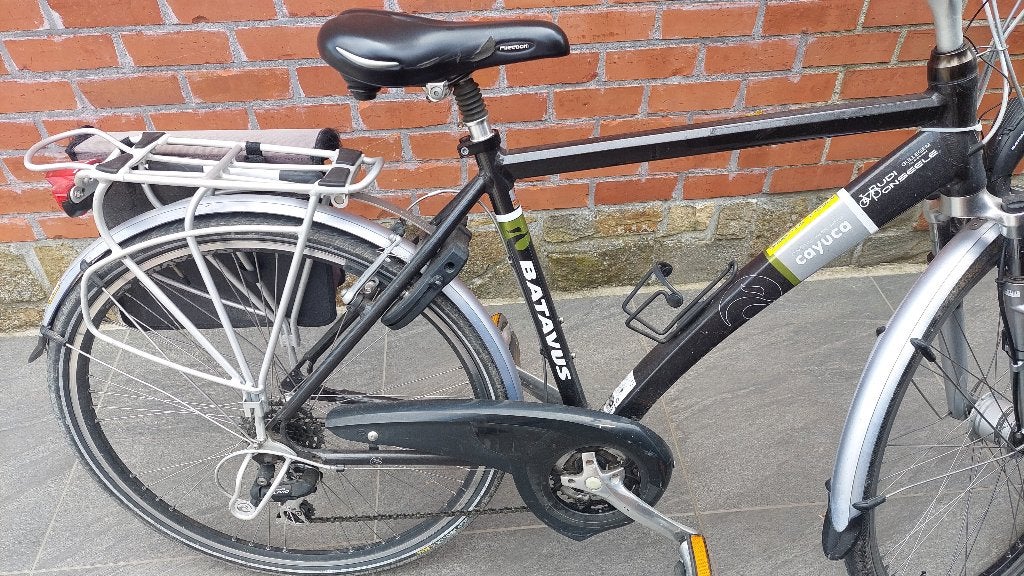 Batavus  Cayuca  herenfiets, Fietsen en Brommers, Ophalen, Gebruikt, Velgrem, Versnellingen