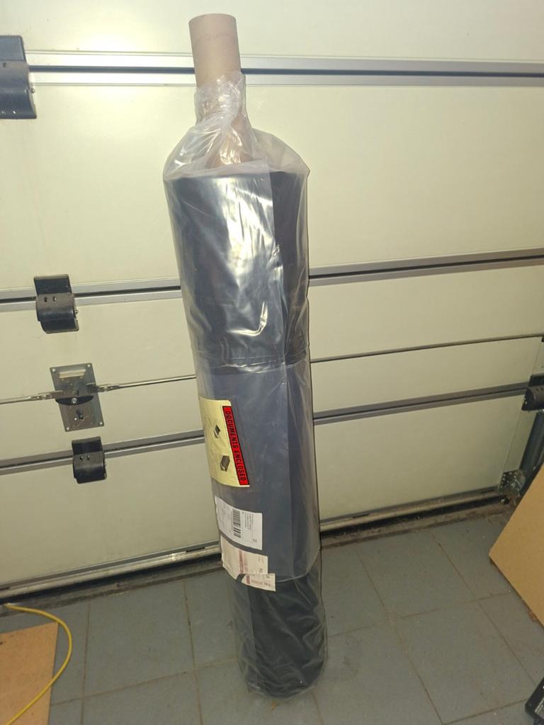 Nieuwe EPDM folie 9x4,2, Ophalen, Kunststof, Zwart, Nieuw