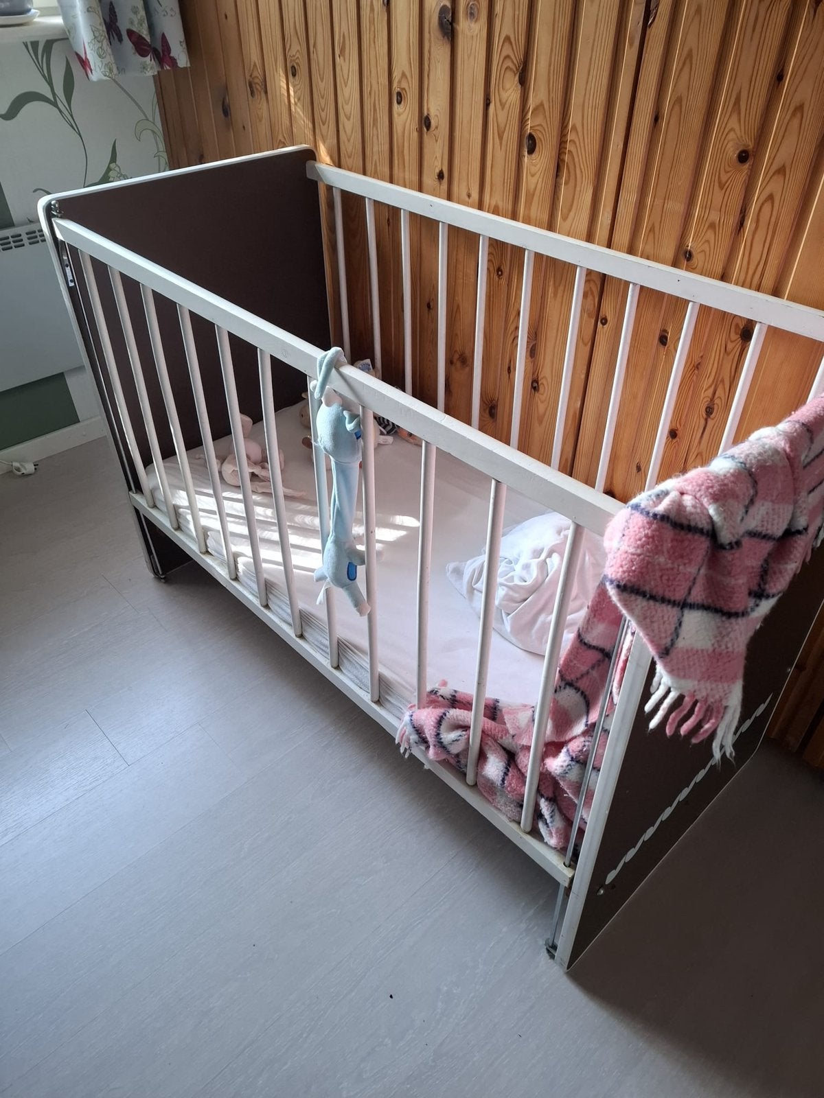 Kinderbedje met matras, Kinderen en Baby's, Gebruikt, Minder dan 140 cm, Minder dan 70 cm, Ophalen