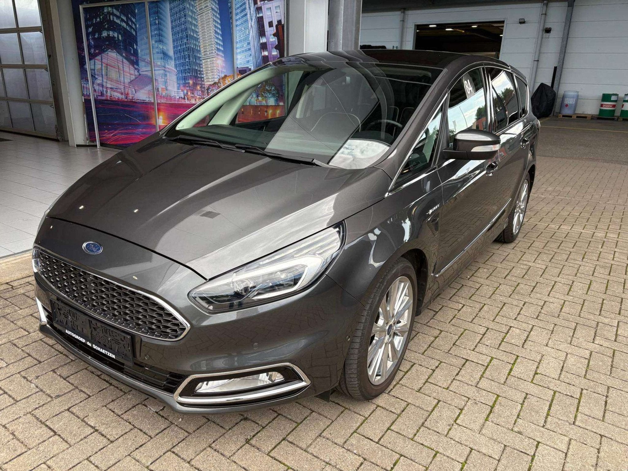 Ford S-Max S-MAX Vignale automaat (bj 2018), Auto's, Automaat, Gebruikt, Leder, Diesel