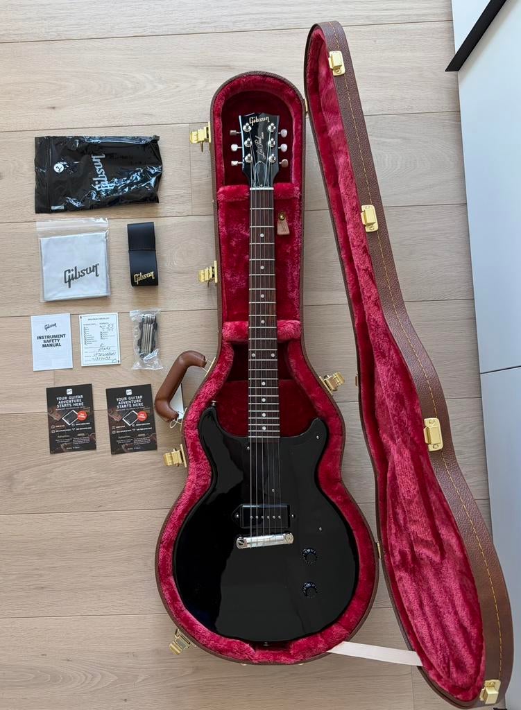 Gibson Les Paul junior double cut ebony (2026), Musique & Instruments, Instruments à corde | Guitares | Électriques, Comme neuf