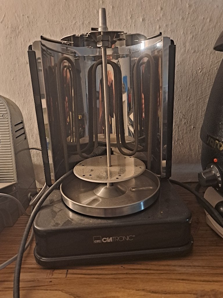 Verticale shoarma molen, Elektronische apparatuur, Grillplaten, Ophalen, Zo goed als nieuw, Tafelgrill