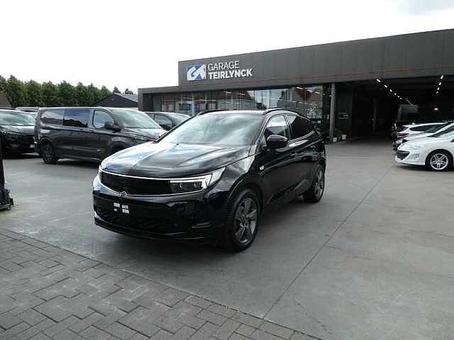 Opel Grandland 1.2 i 130pk Automaat GS Line Black Edition, Auto's, Opel, USB, Zwart, Bedrijf, 5 zetels