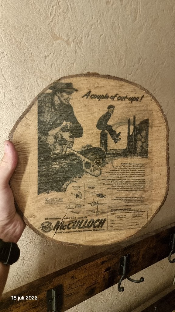 Mculloch vintage, Overige typen, Nieuw, Overige merken, Hout