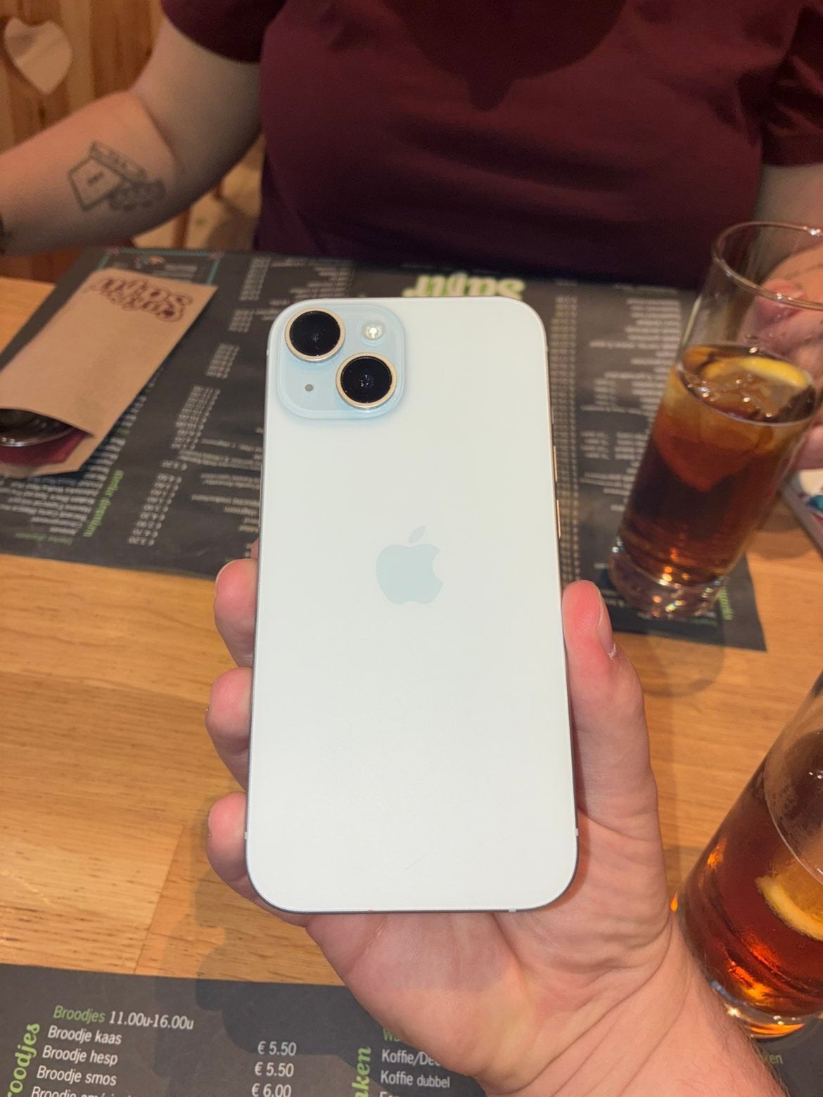 Iphone 15 128 gb, Telecommunicatie, Ophalen, 128 GB, Wit, Zo goed als nieuw