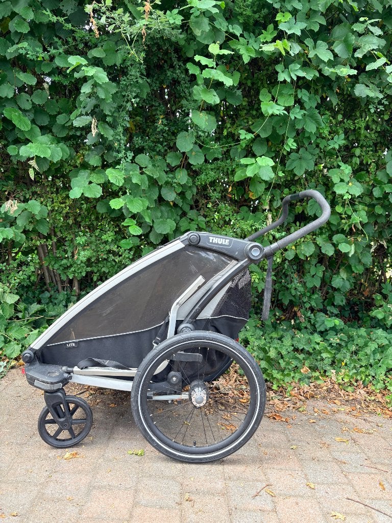 Thule Chariot Lite double, Fietsen en Brommers, Fietsaccessoires | Aanhangwagens en Karren, Ophalen, Gebruikt, Opvouwbaar, Thule / Chariot