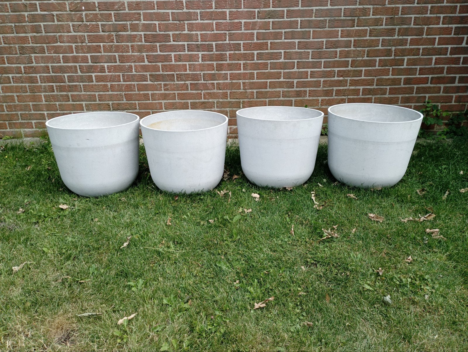 4 grote ecopots, Ophalen, Tuin