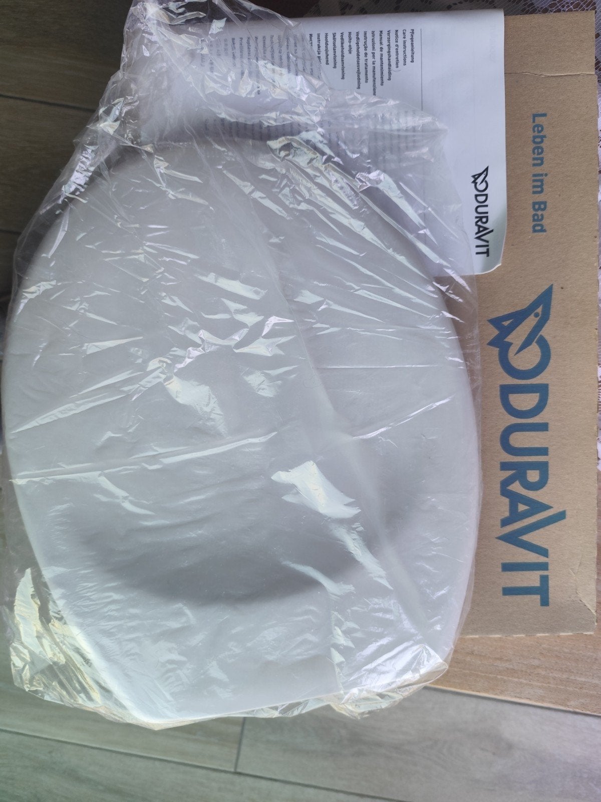 Duravit wc zitting, Enlèvement