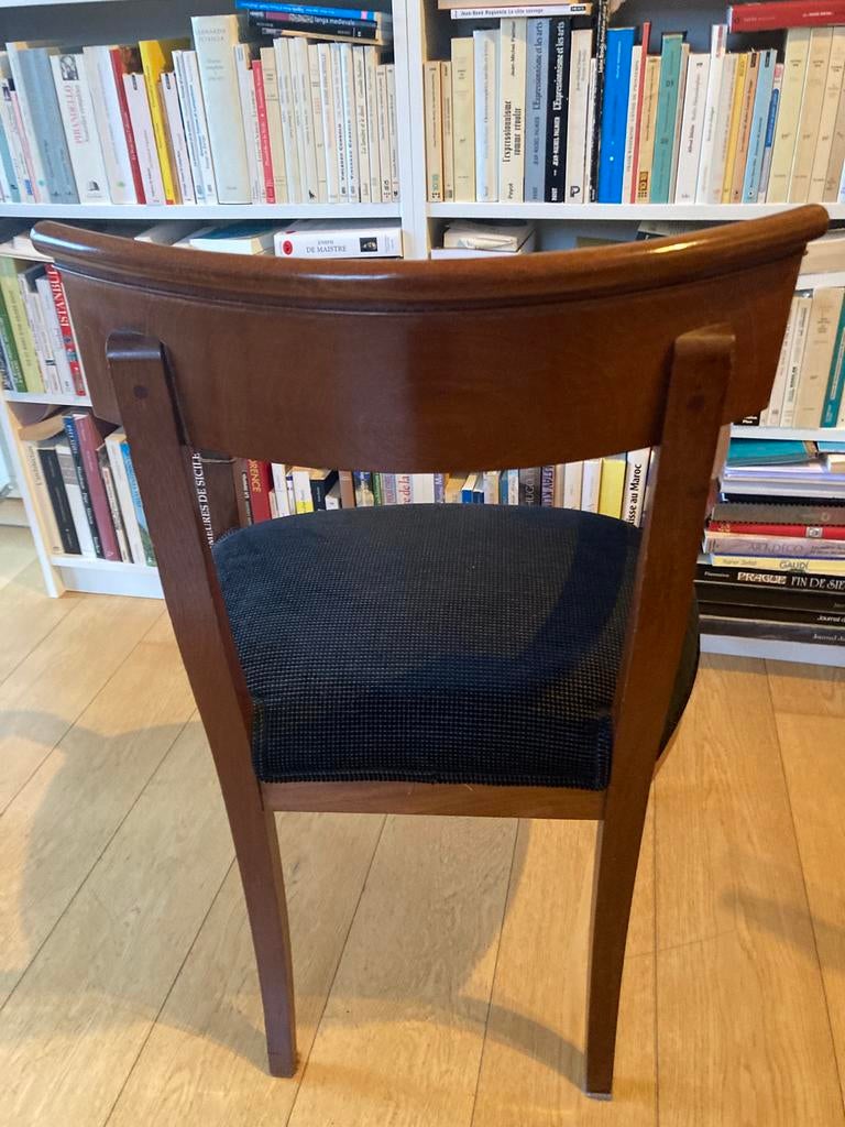 Lot de 6 chaises art déco et un fauteuil, Antiquités & Art, Enlèvement