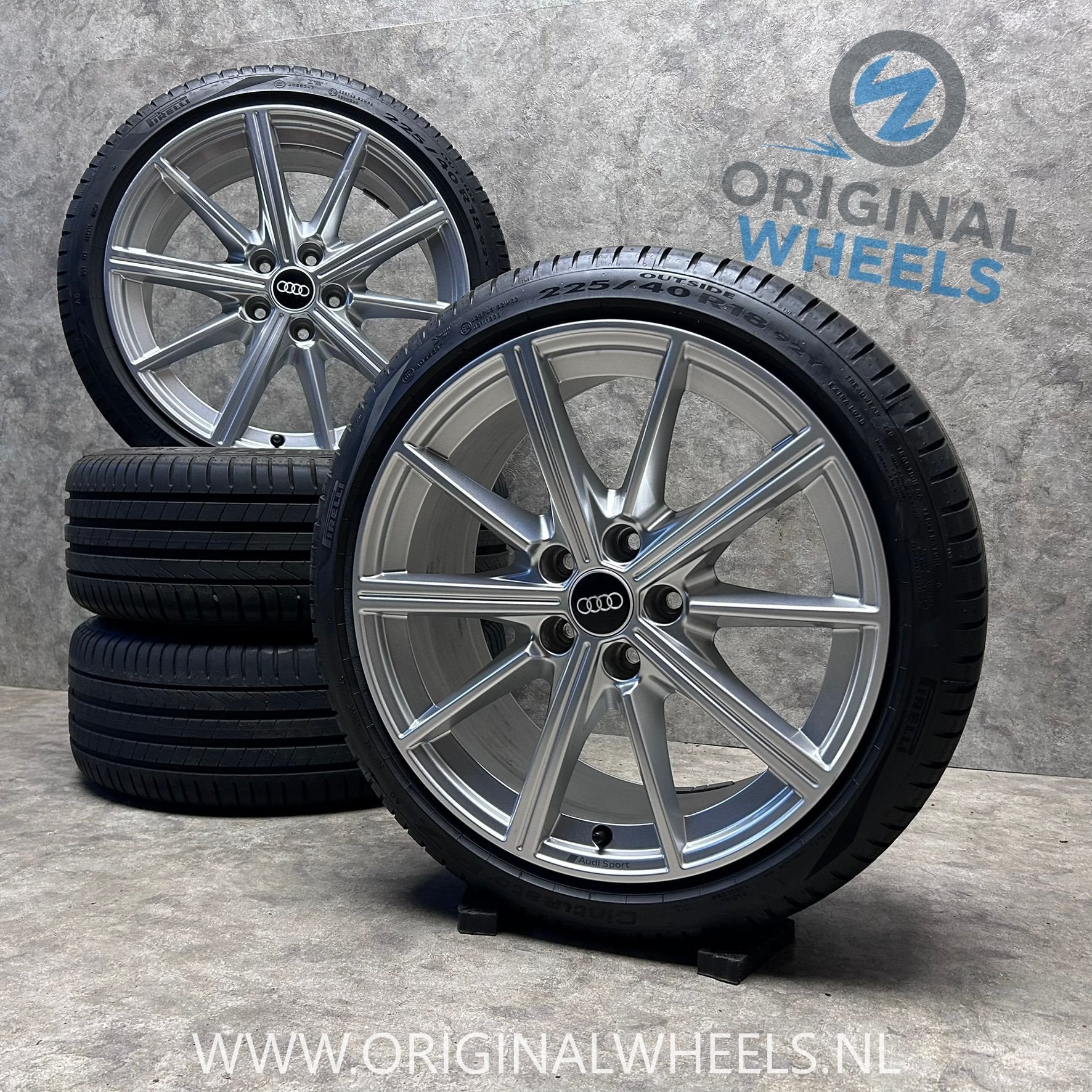 18 inch originele velgen + zomerbanden Audi A3 S3 8Y, Autos : Pièces & Accessoires, Pneus et Jantes, Pneus hiver, Véhicule de tourisme