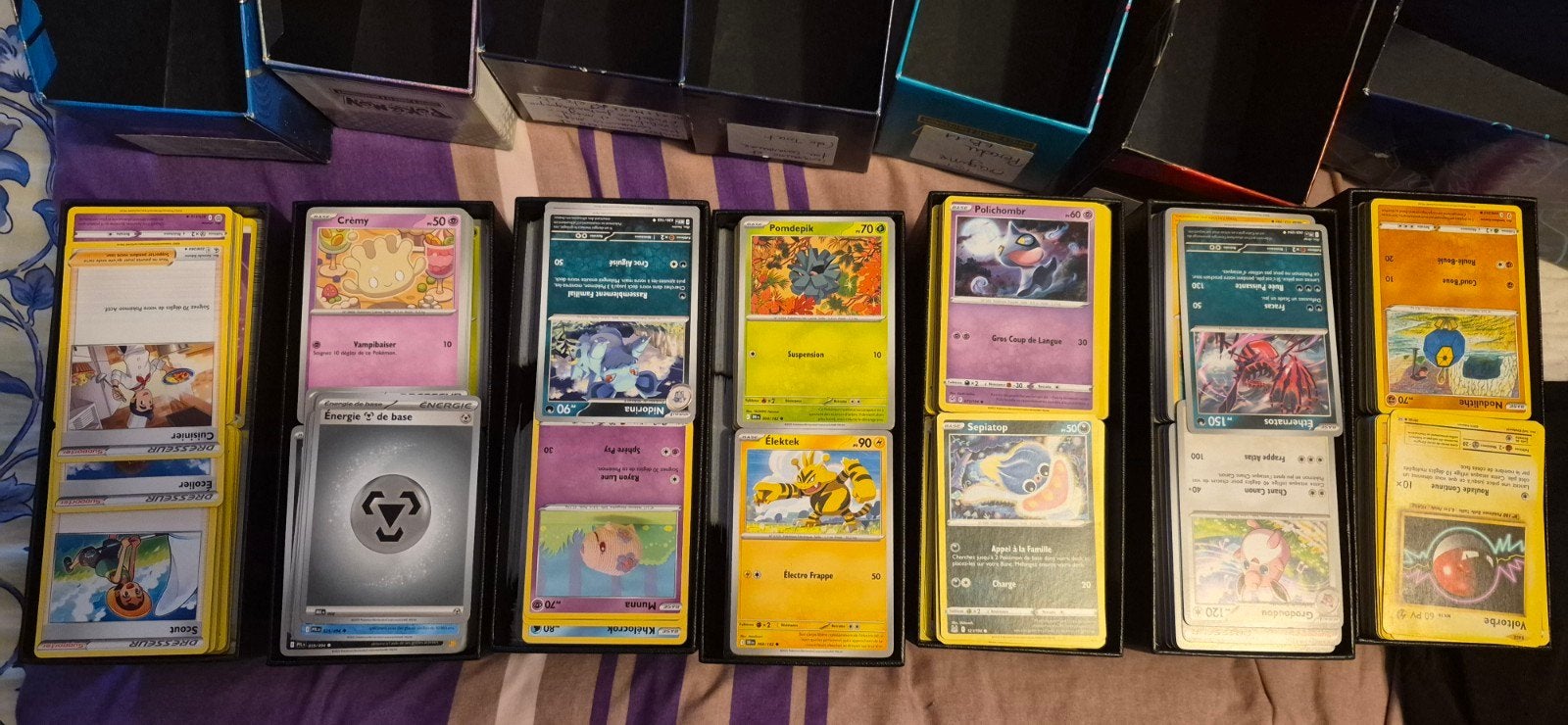 énorme lot de cartes Pokémon communes / peu communes etc.., Enlèvement