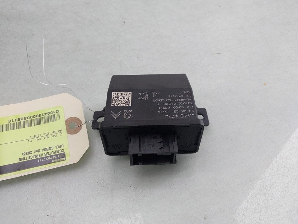 COMPUTER VERLICHTING Corsa F (UB / UH / UP) (|9834547780|), Gebruikt, Opel, Opel Automobile GmbH, Kontakt-opel@opel.com