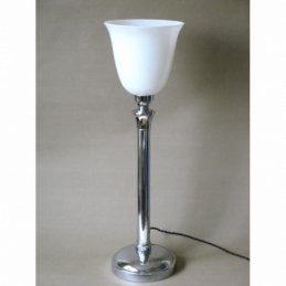 LARGE MODERNIST MAZDA ART DECO LAMP, Ophalen