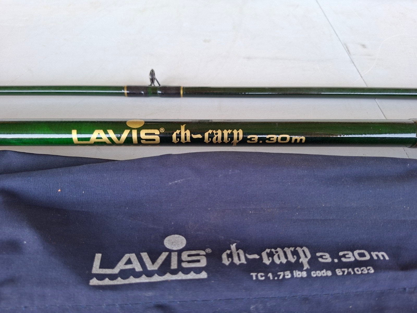 Nieuwe Lavis du-carp hengel 3.30m met hoed, Ophalen