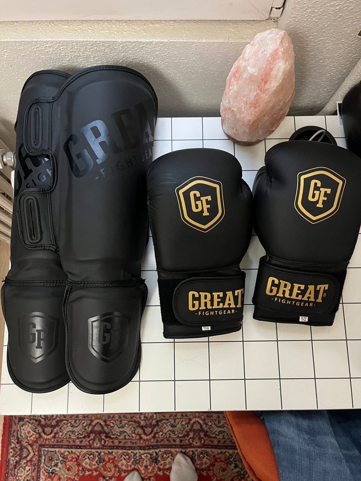 Kickbox Set Great Fightgear, Sport en Fitness, Ophalen of Verzenden, Zo goed als nieuw, Boksbeschermers