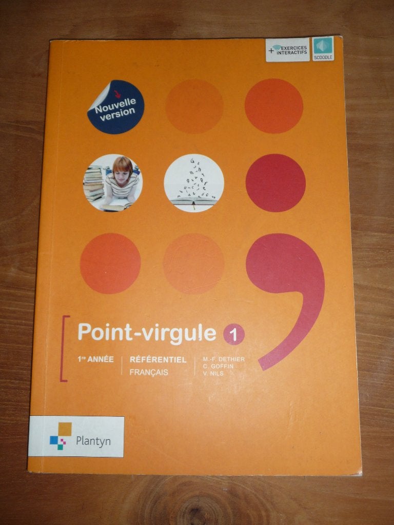 Livre scolaire Point-virgule 1 éd. Plantyn, Enlèvement, Utilisé, Français