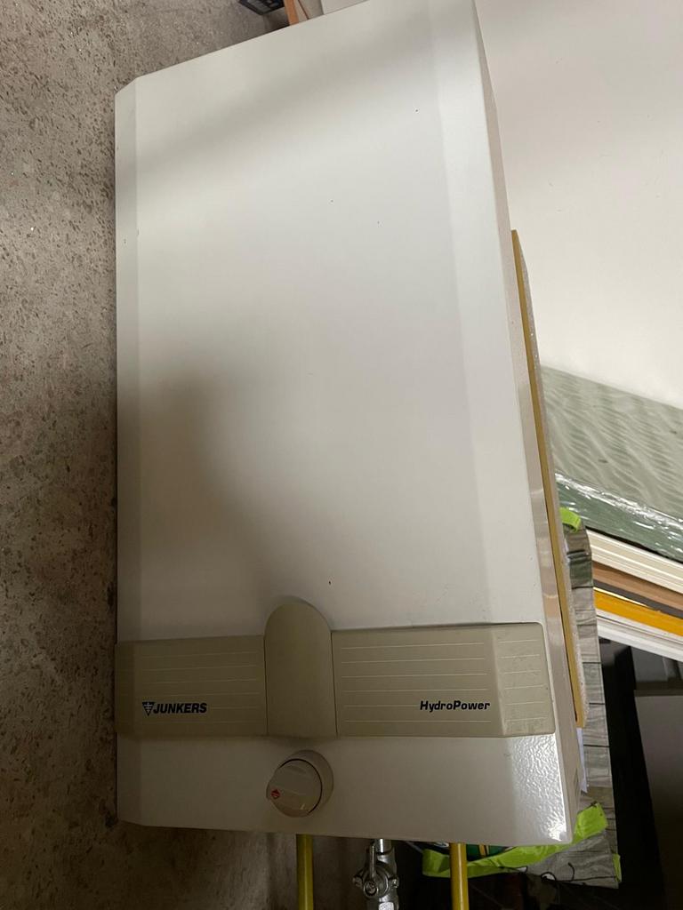 Ketel Junkers, Ophalen, Gebruikt, Aardgas, Boiler