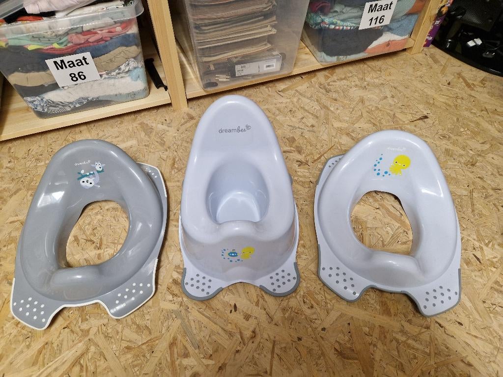 Dreambee plaspotje en 2 wc-brilverkleiners, Kinderen en Baby's, Ophalen, Gebruikt, Overige typen, Overige merken