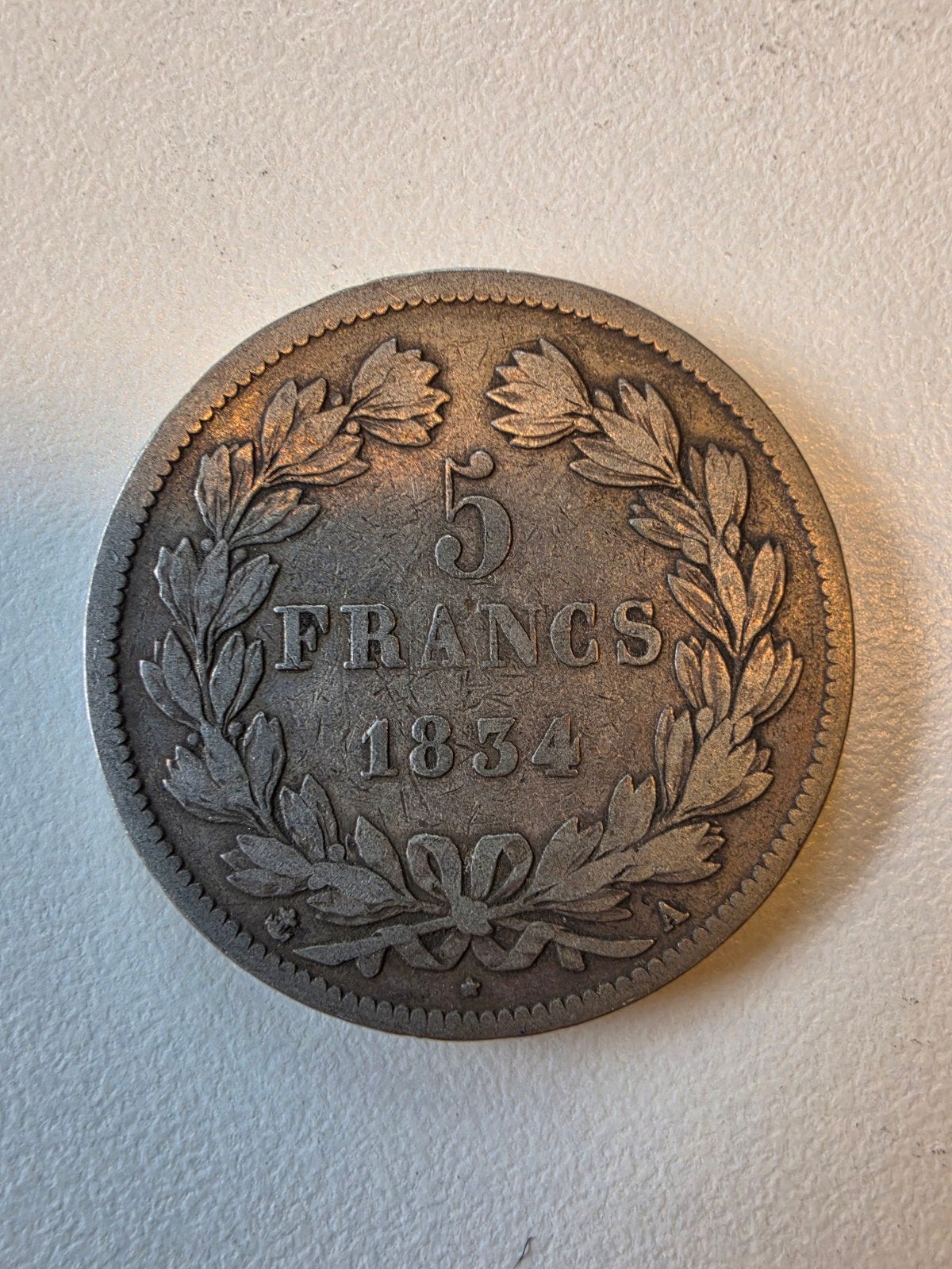 Louis Philippe 1 5 francs 1834, Enlèvement ou Envoi