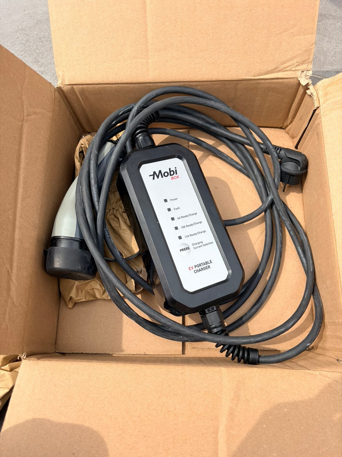 Thuislader voor elektrische wagen, Auto diversen, Laadpalen, Ophalen, Nieuw, Laadkabel