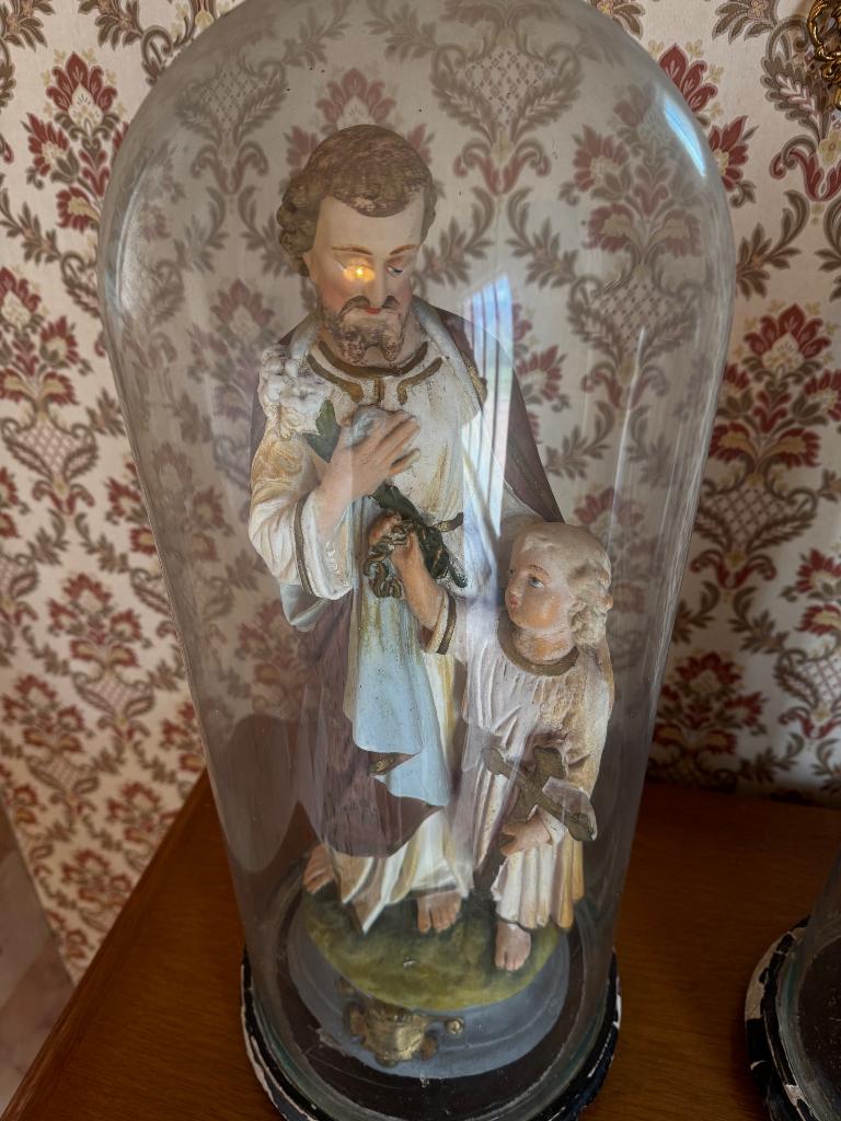 Heilige beelden onder stolp, Antiek en Kunst, Ophalen
